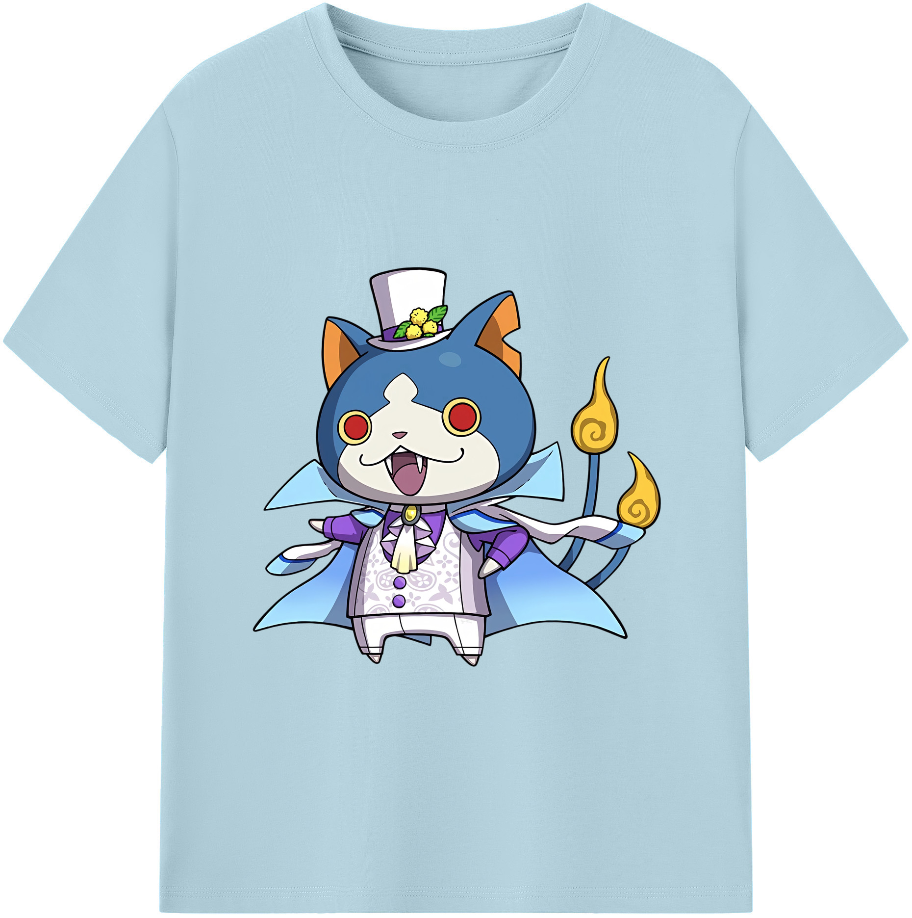 （画像用） 妖怪ウォッチ Yo-kai Watch 綿100％半袖Tシャツ（フロントプリント）